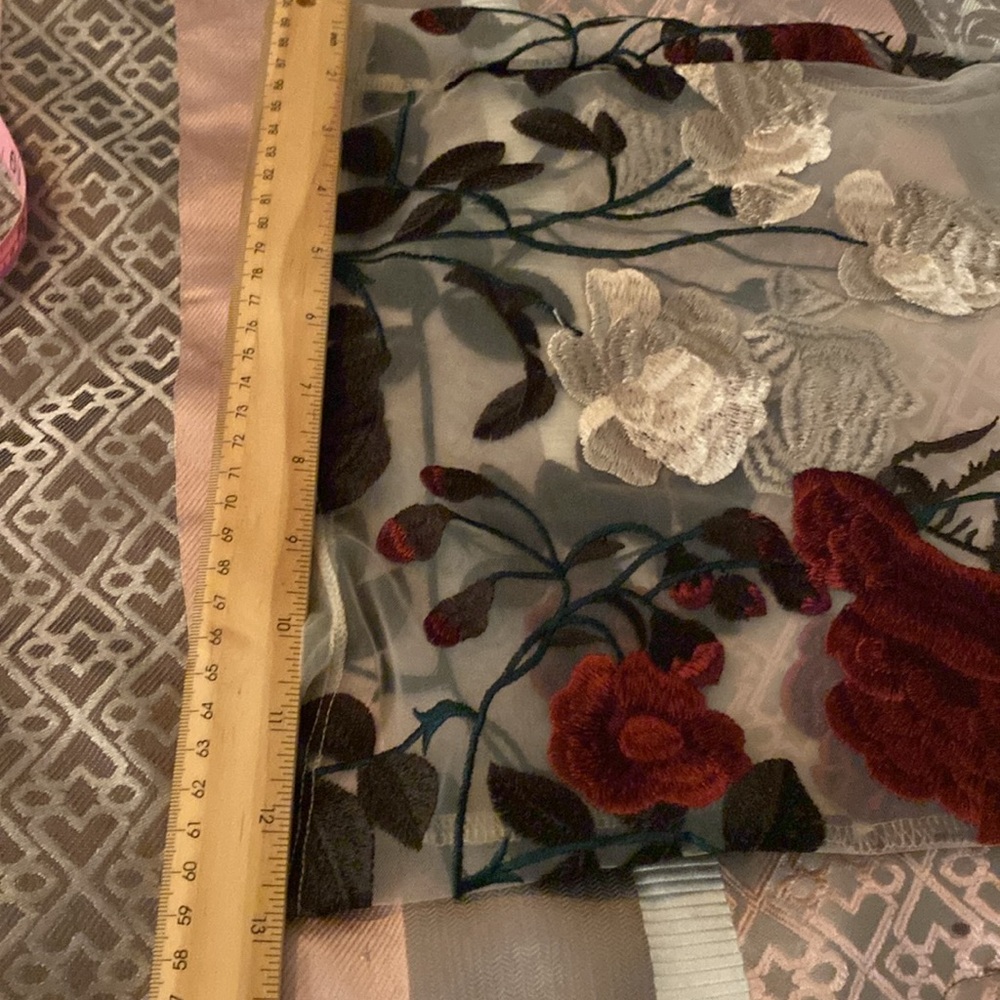 K-TOO Los Angeles Floral Sheer Pants size L - Picture 12 of 12
